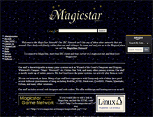 Tablet Screenshot of magicstar.net